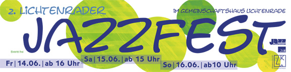 Banner Jazzfest Leo Kestenberg Musikschule