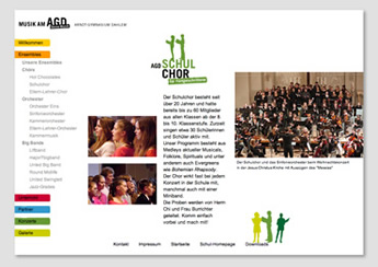 Musik am Arndt-Gymnasium Dahlem - Schulchor