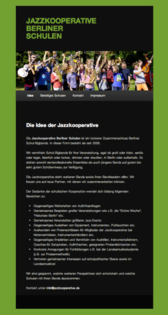 Jazzkooperative Berliner Schulen - Startseite