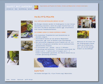 Kunst mit Kindern - Durchführung